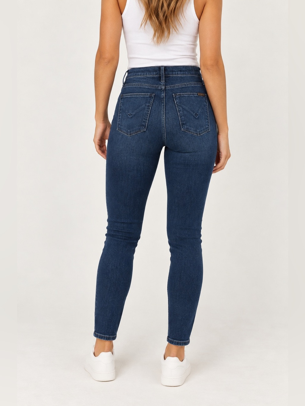 Hudson Nico Mid Rise Super Skinny Ankle Jeans - Picture 3 of 12